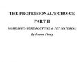 Jerome Finley - The Professionals Choice II